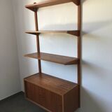 Scandinavian modular wall shelves from the 60s