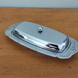 Vintage aluminium butter dish