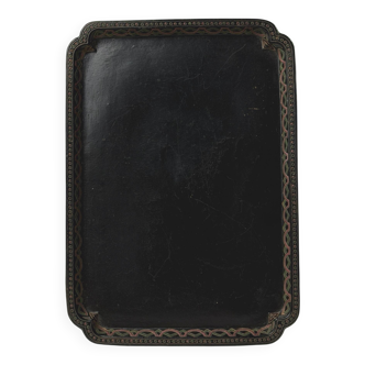 Rectangular decorative tray by Wilhelm Schiller & Sons, Bohemia, circa 1900