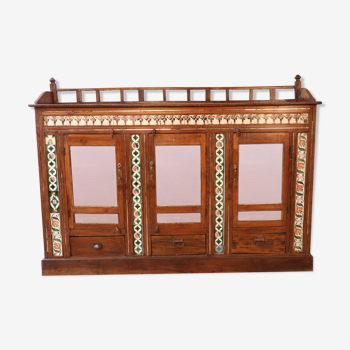 Colonial sideboard in Burmese teak