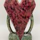 MAJOLIQUE WASMUËL - Art Deco vase in faience signed numbered - 1930s