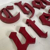 Vintage sign letters