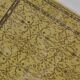 Tapis floral Oushak jaune