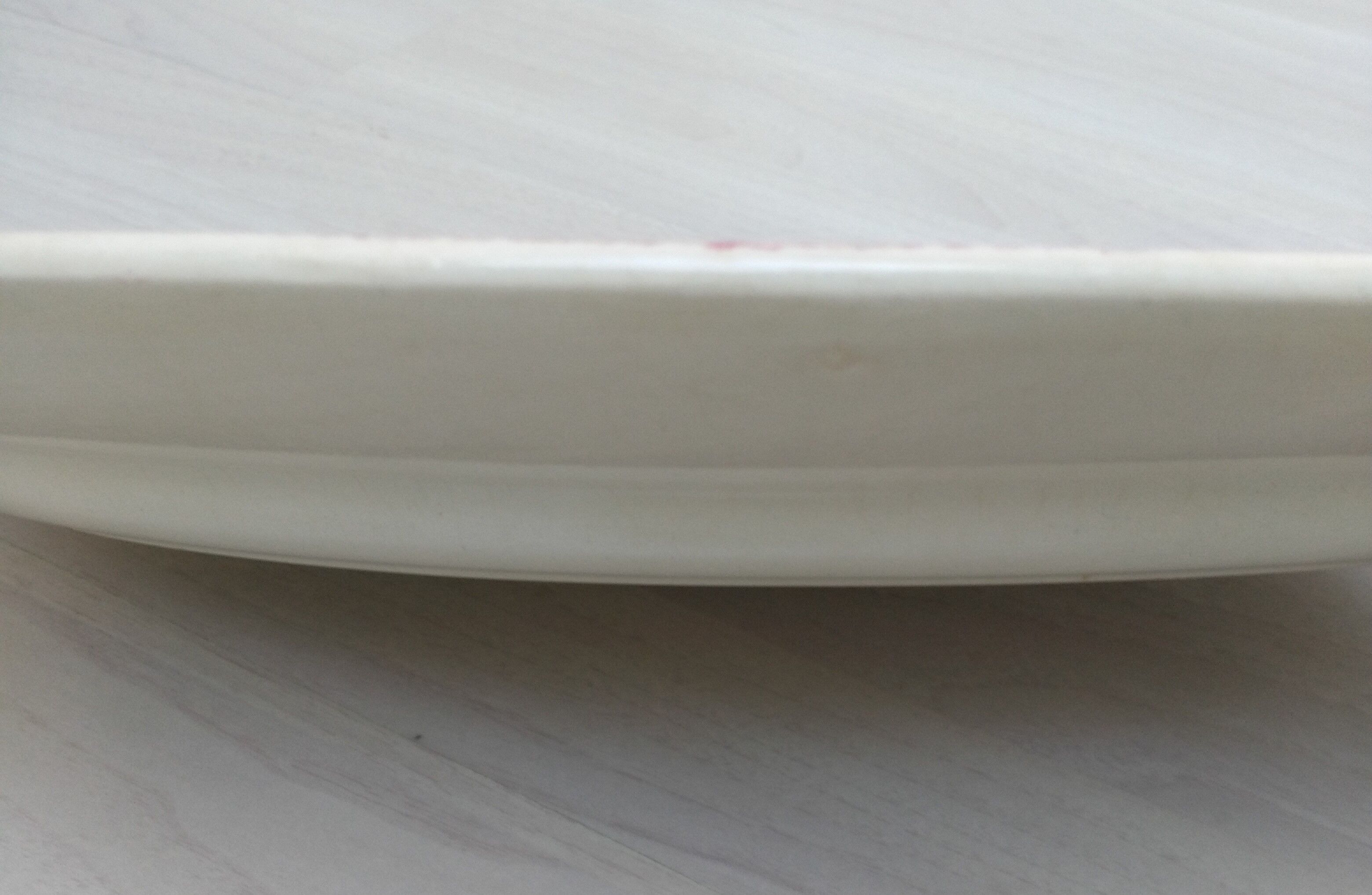 Oval plate in iron earth Gien model Pink Hawthorn