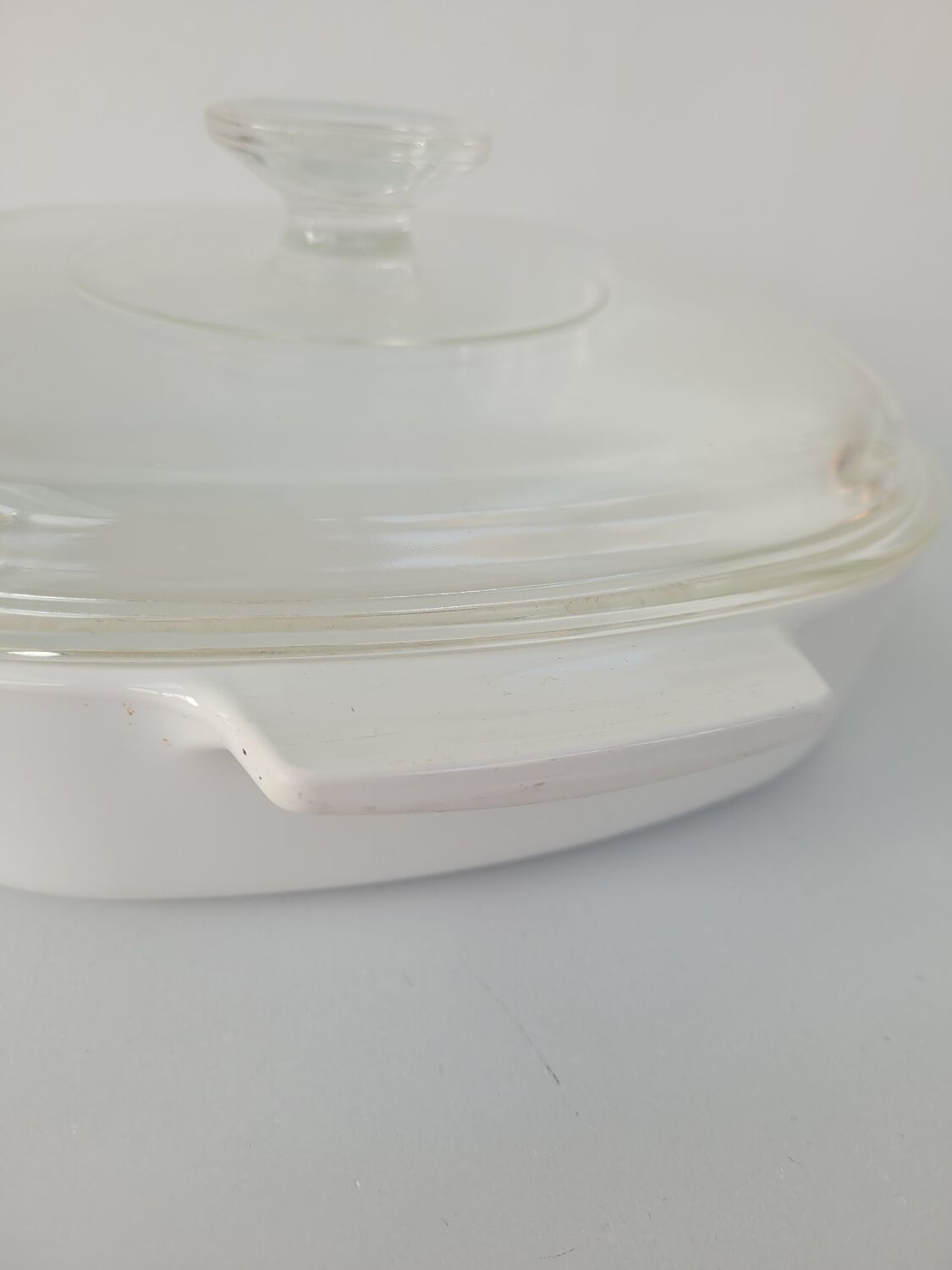 Pyrex pyroflam dish made in Holland 70's