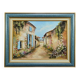 Painting “The Blue Shutters”, signed J. Gaubert – 2nd part 20th century