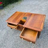 Old walnut coffee table