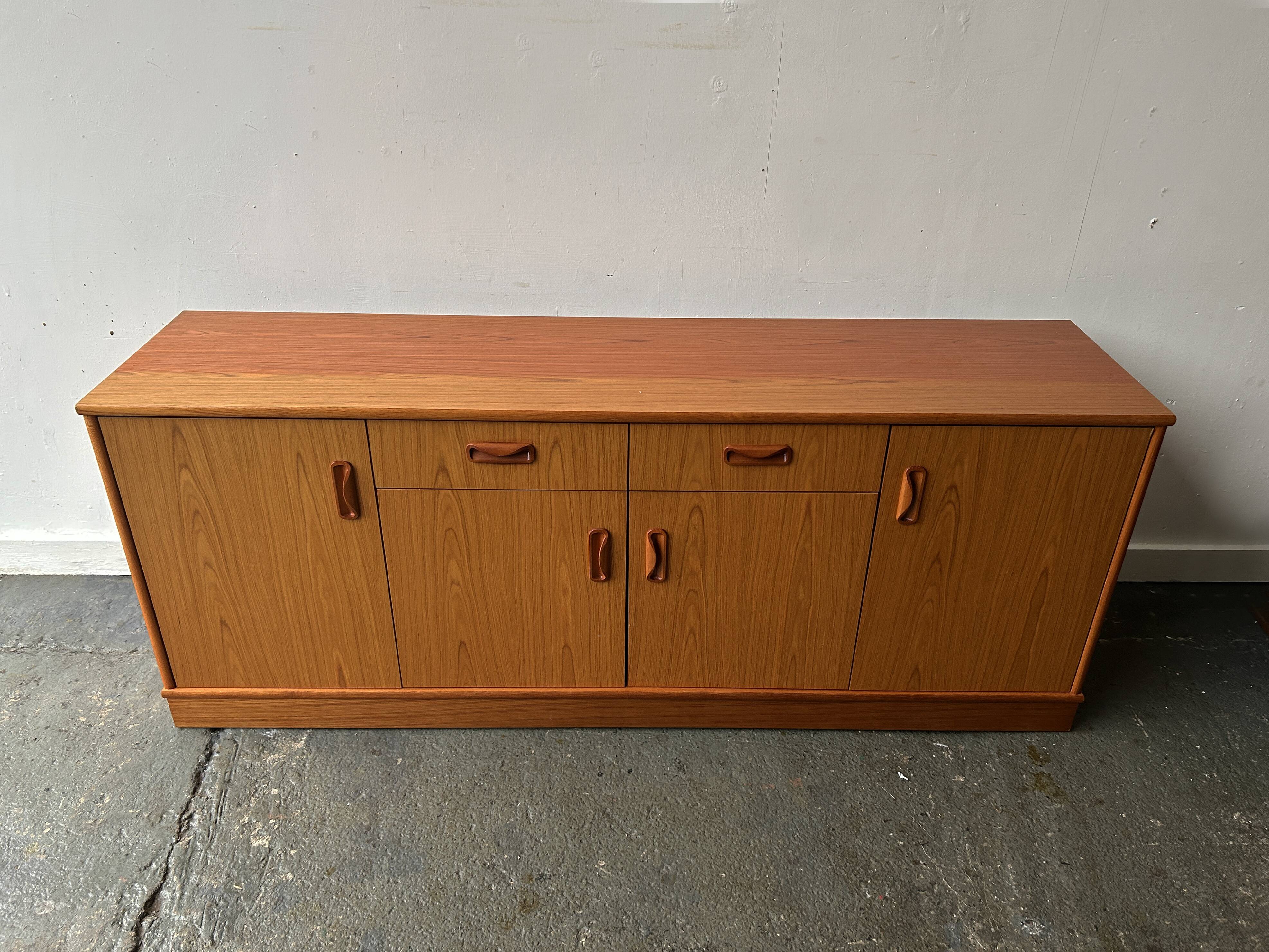 Rare 1960/70s Mid-Century teak G Plan Fresco sideboard by V B Wilkins