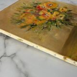 Oil painting on canvas Bouquet of flowers