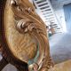 Pair of mirrors style louis xv rocaille in gilded wood carved 1900