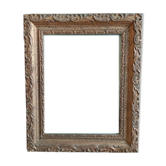 Old gilded wood frame