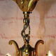Bronze lusre and crystal grapevines
