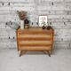 Commode vintage bois et rotin