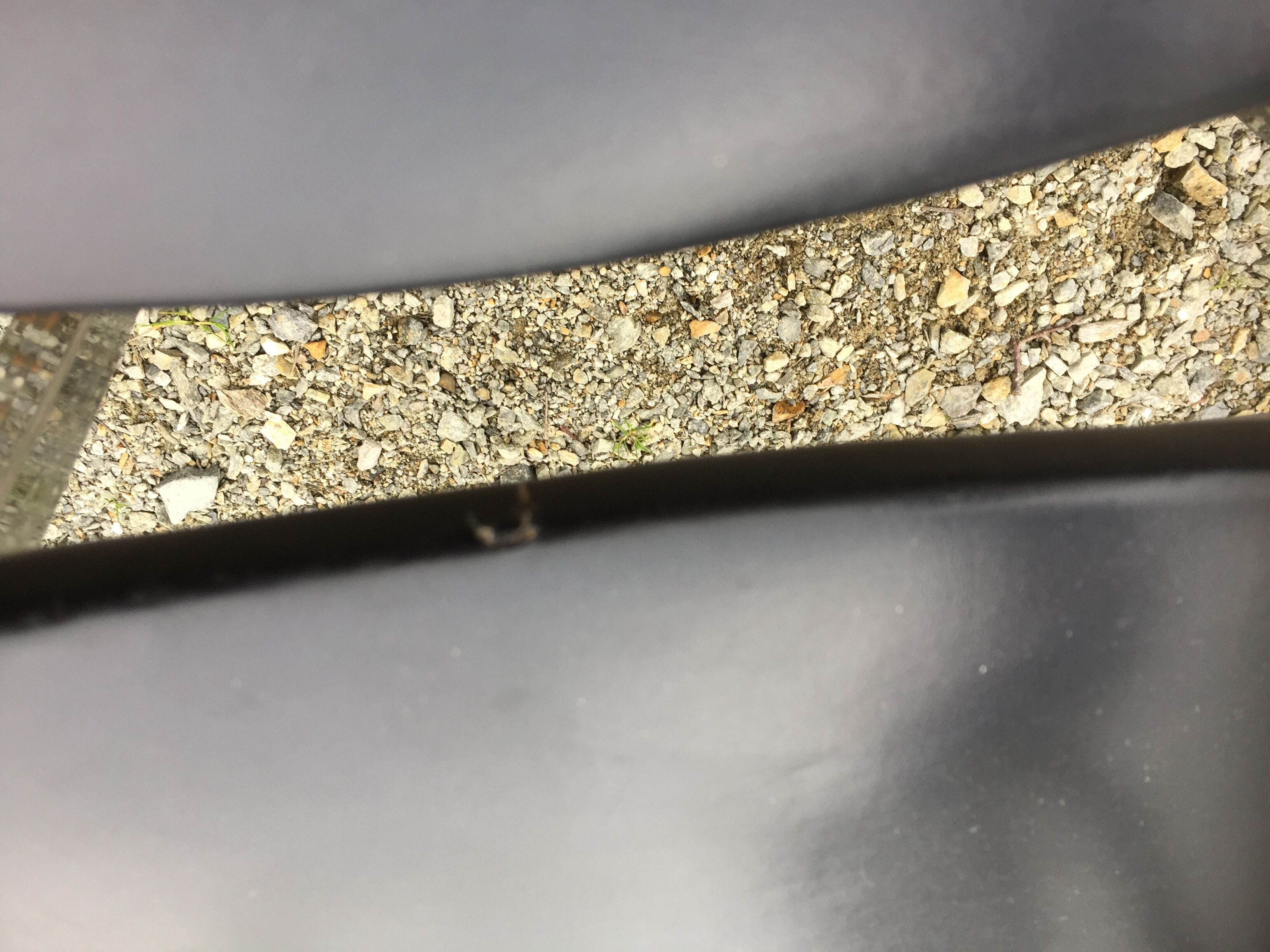 6 vintage chairs in black skaï with chrome metal tubular base.