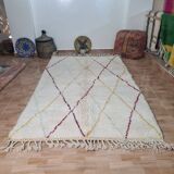 Handmade wool Berber rug 250 x 150 cm