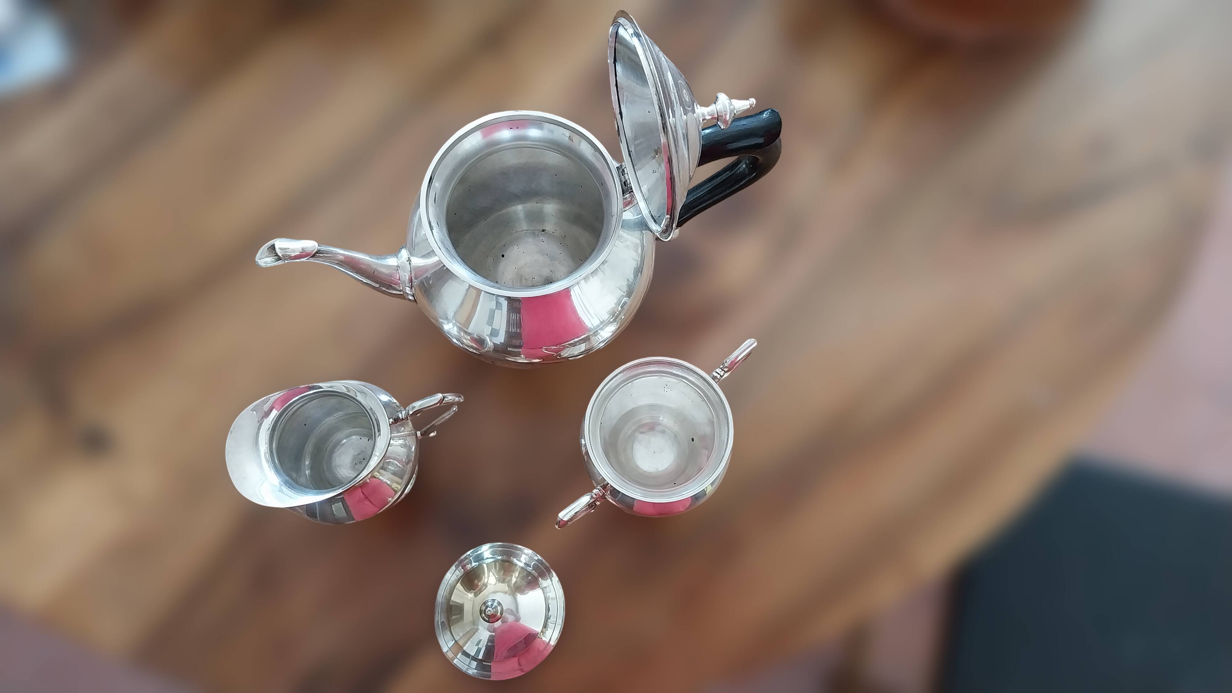 silver tea set