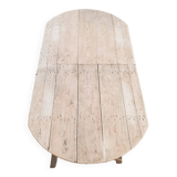 Table ancienne sur tréteaux