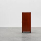 Unique Art Deco cabinet with veneer wood inlay, France 1920s