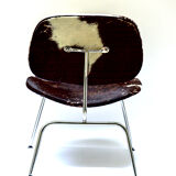 Lounge chair by Charles and Ray Eames "LCM" calfs skin