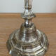 Louis XIV style silver metal candle holder