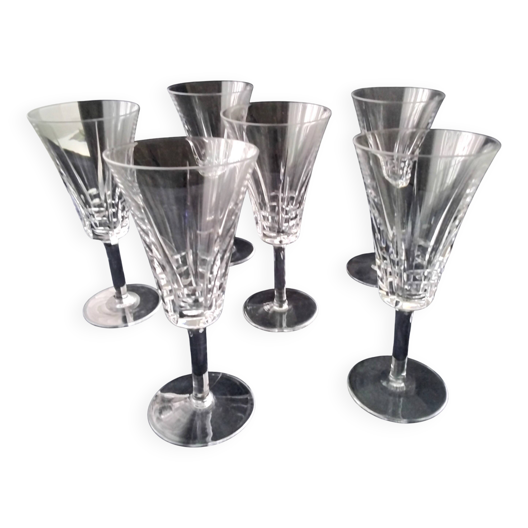 6 crystal wine glasses Villeroy Boch model Concorde