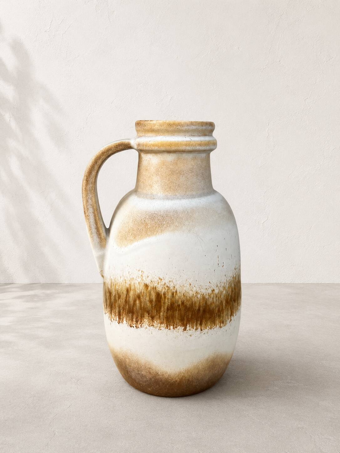 Large vase West Germany in glazed stoneware — Scheurich Keramik model 417-42 —