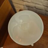 Vintage white opaline amphora vase