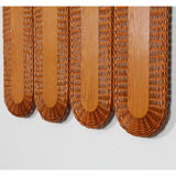 Rattan coat rack edited by Uluv in the 1960s