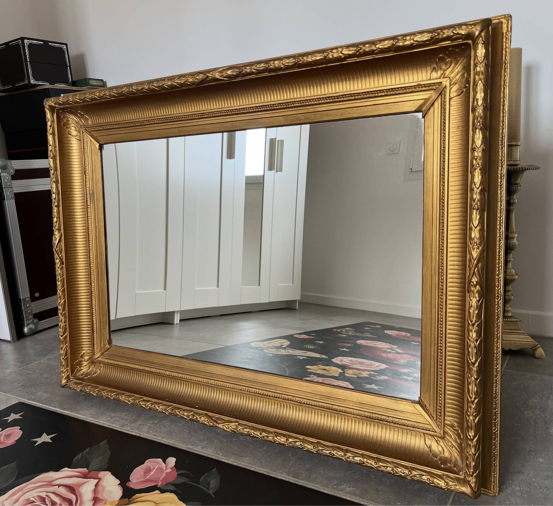 19th-century Victorian wall mirror