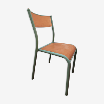 Mullca school chair restored green mint