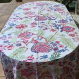 Indian tablecloth in 100% rectangular cotton sold with 16 plain towels