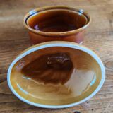 Terrine Vintage Tête de Sanglier en Céramique, Plat de Service Gibier