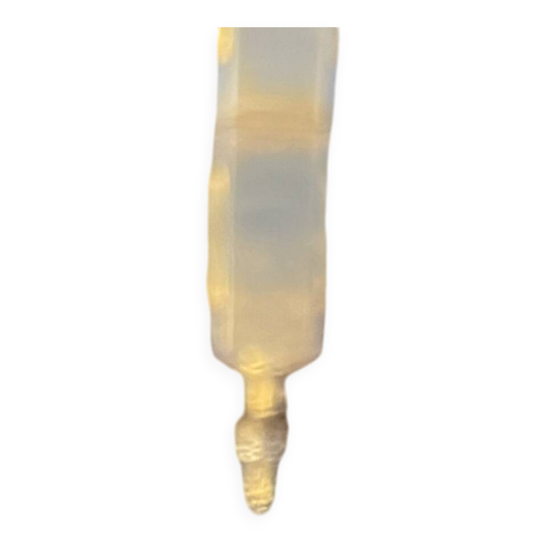 Desserte de bar italienne en peau de chèvre laquée et parchemin par Aldo Tura, années 1960