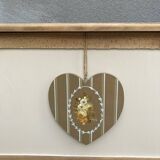 Vintage toy chest with removable heart