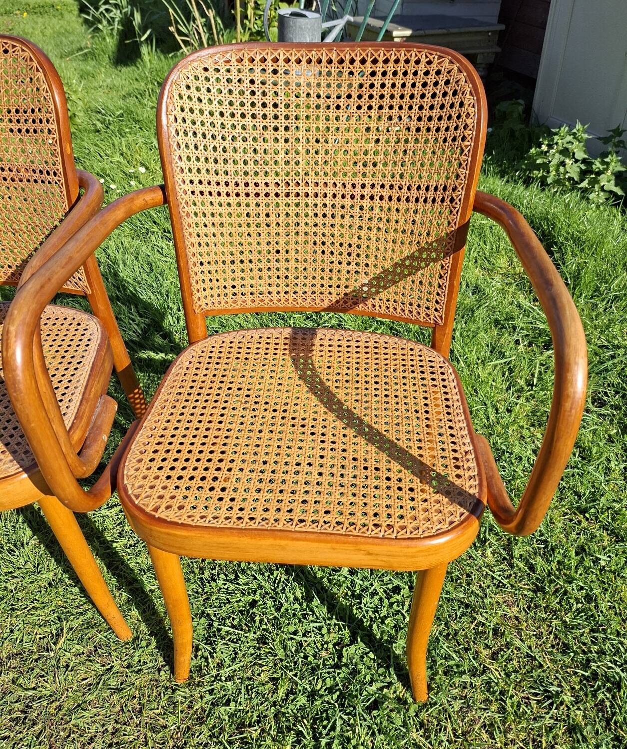 Lot de 4 fauteuils Prague 811 de Thonet