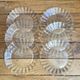 Vintage glass plates Lesieur Duralex Marguerite