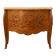 Louis XV commode inlaid with wood and marble