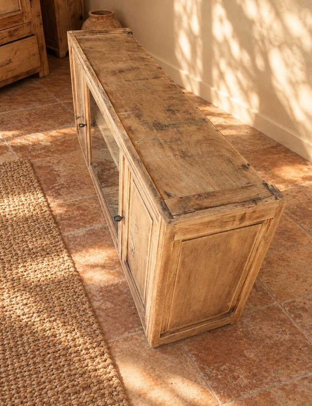 buffet bas enfilade noyer art déco