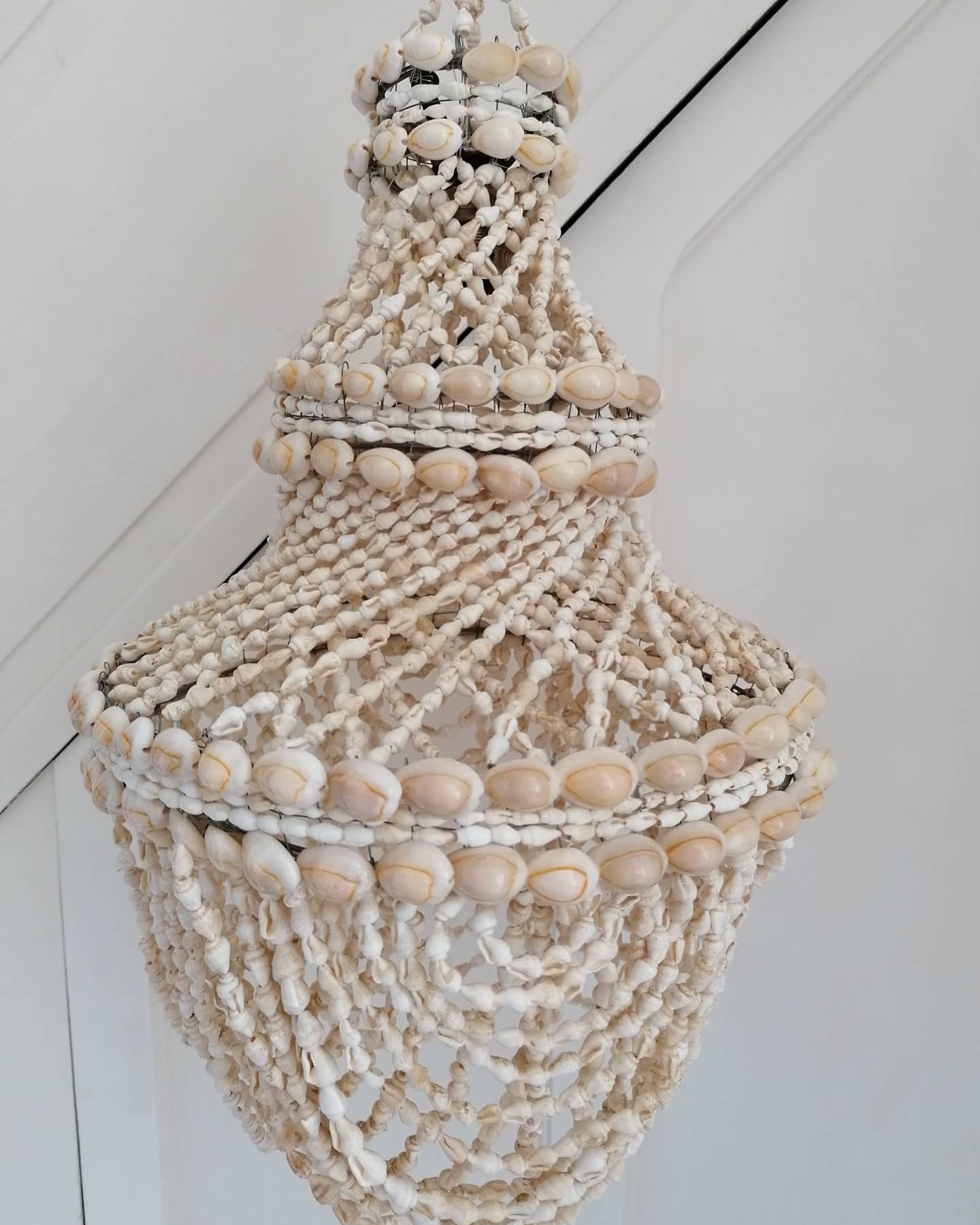 Seashell chandelier