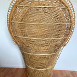 Fauteuil Emmanuelle en rotin