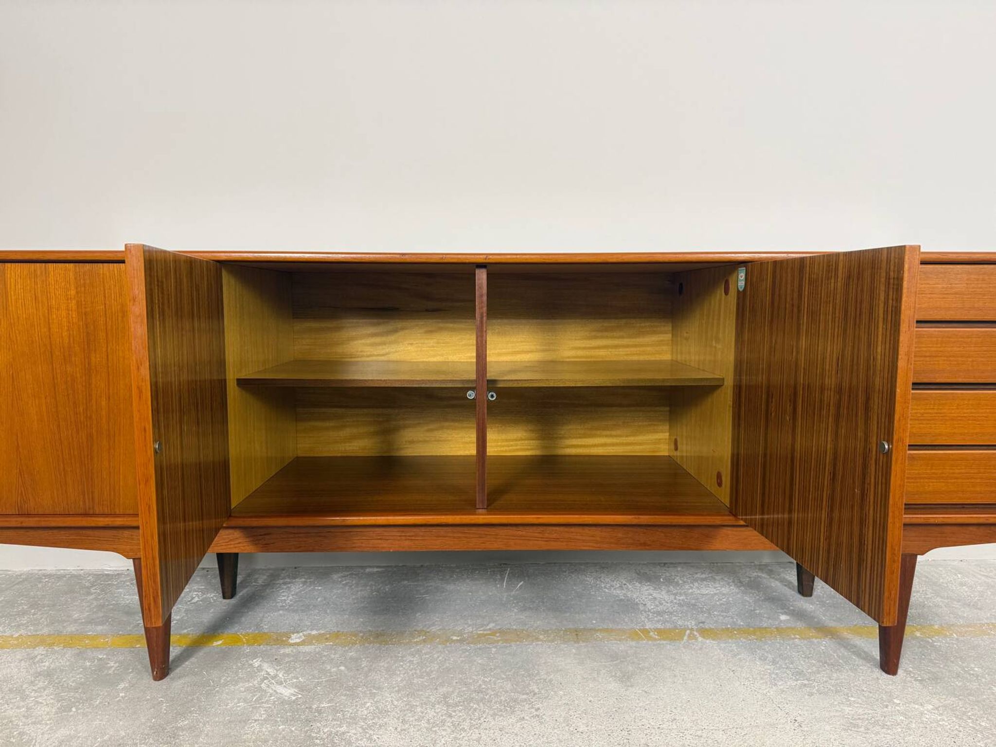 Scandinavian teak enfilade – 1960s