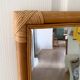 Miroir rotin rectangulaire