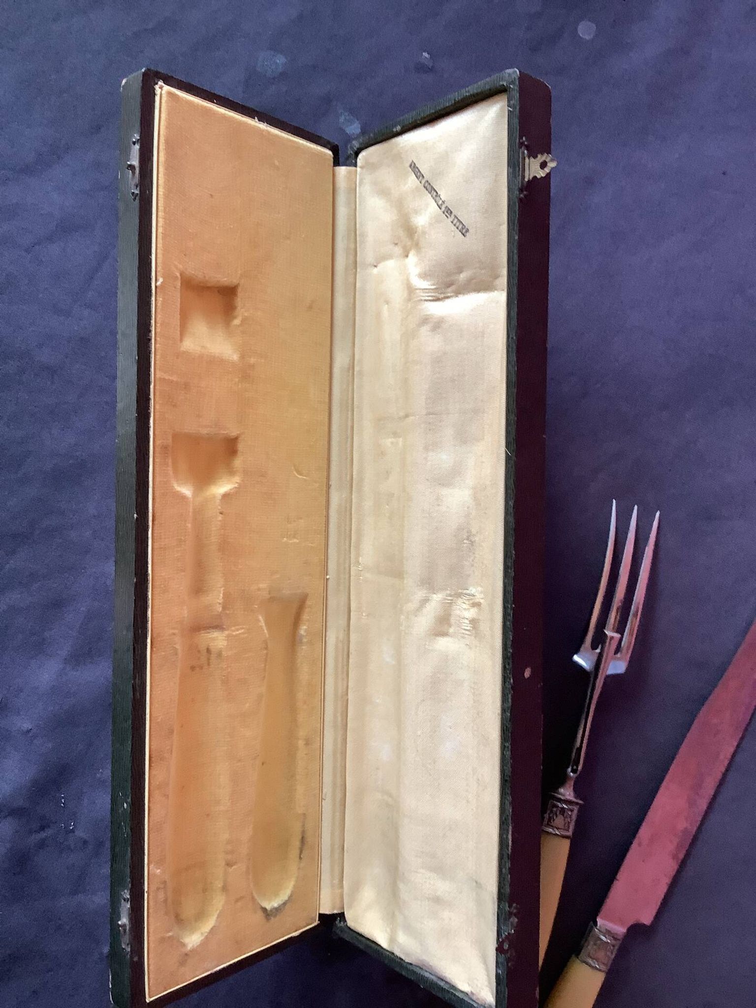 Serving cutlery for leg of lamb