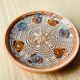 Romanian handicraft ceramic plate