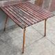Table de jardin pliable années 60