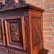 Cabinet louis XIII in walnut 19th era