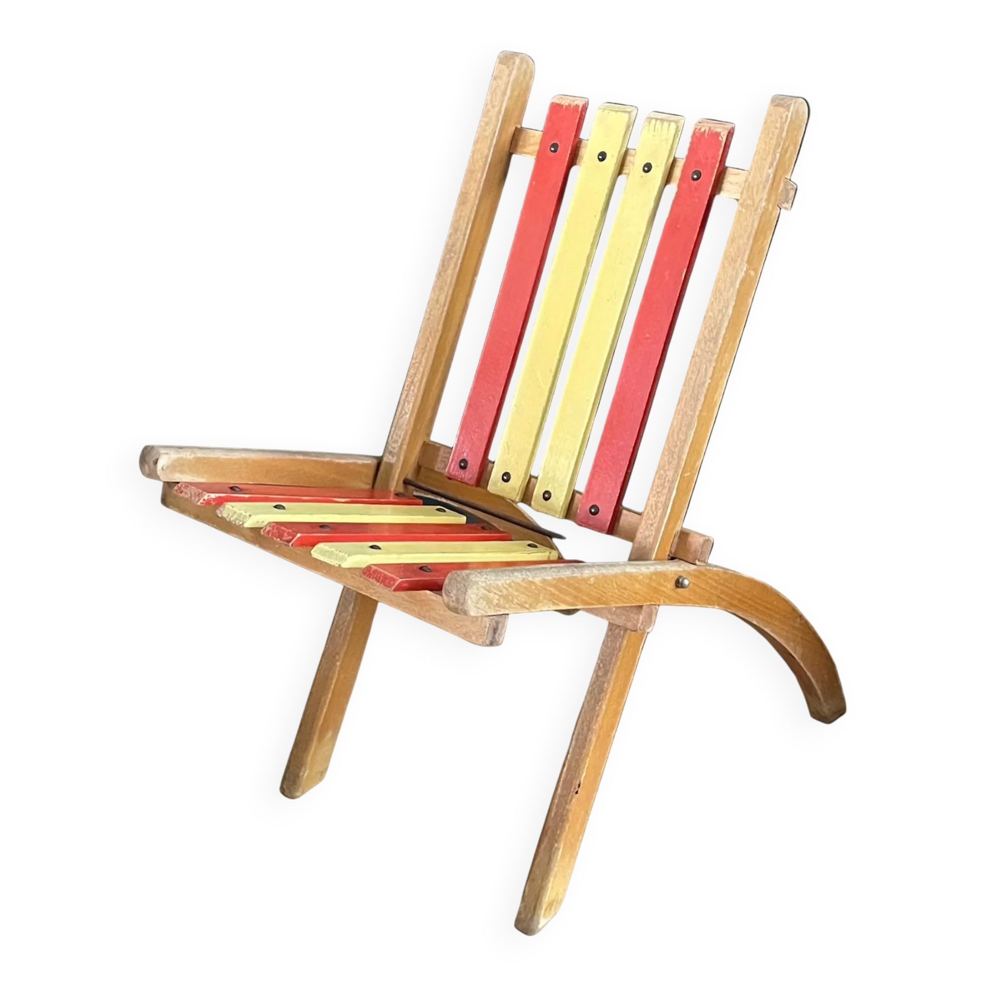 Chaise enfant pliante en bois
