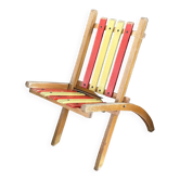 Chaise enfant pliante en bois