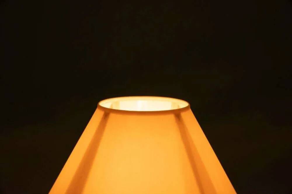 Space Age table lamp from the 60s/70s, vintage ambient lamp.
