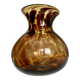 Vase verre soufflé "écaille de tortue" vintage 1960